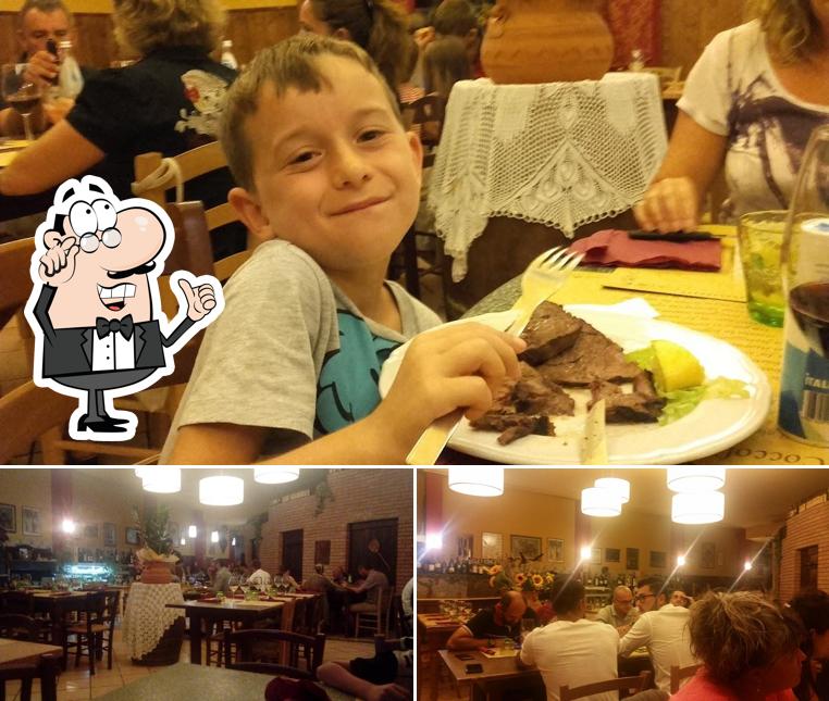Gli interni di Osteria Enoteca Coccolino