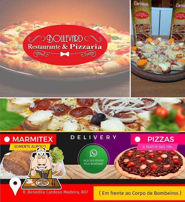 No Pizzaria e Restaurante Boulevard, você pode provar pizza