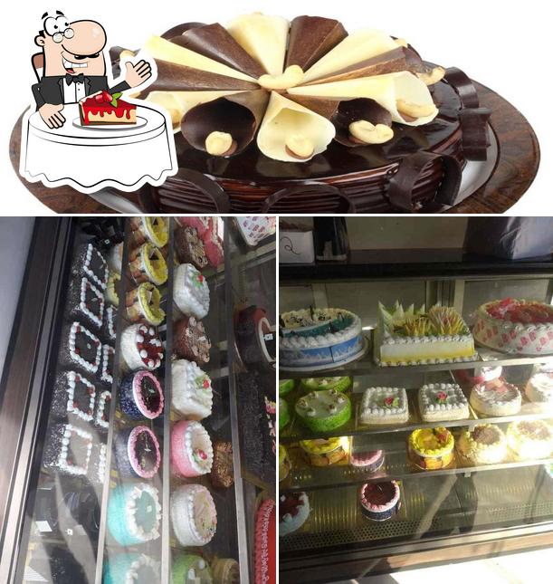 Monginis Cake Shop serves a range of sweet dishes