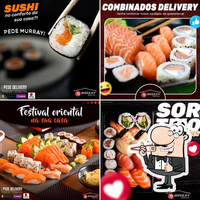 Experimente diversas opções de sushi