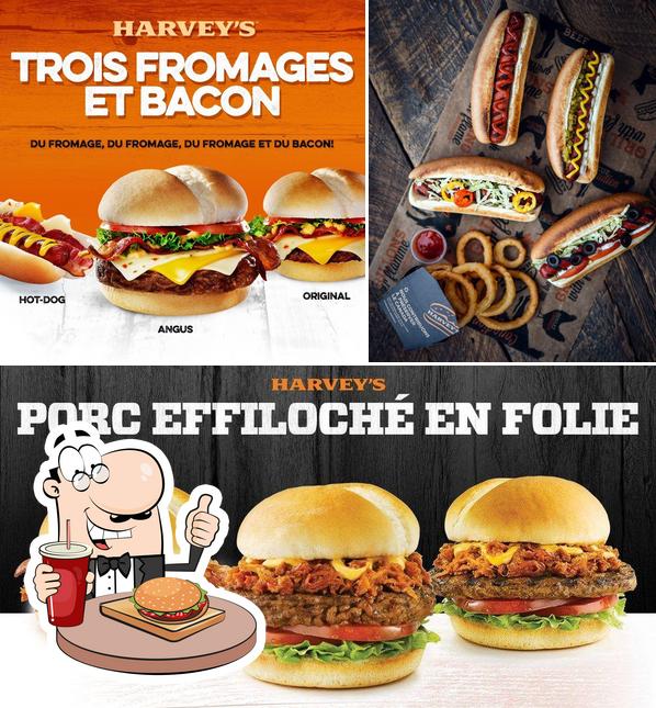 Les hamburgers de Harvey's will conviendront une grande variété de goûts