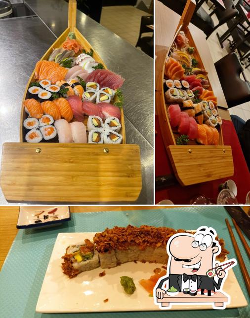 Les sushi sont offerts par Kushi-Yaki (Changement de propriétaire Nagoya Sushi)