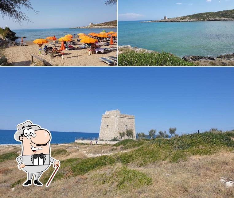 Puoi goderti l'aria fresca dal dehors di Lido Cala Lunga
