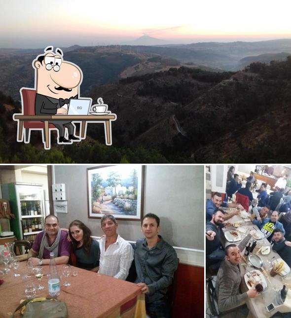 La interni e esterno del ristorante