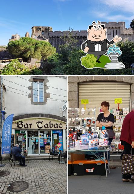 Vous pouvez prendre un bol d'air frais dans l'espace ouvert de Bar Tabac des halles