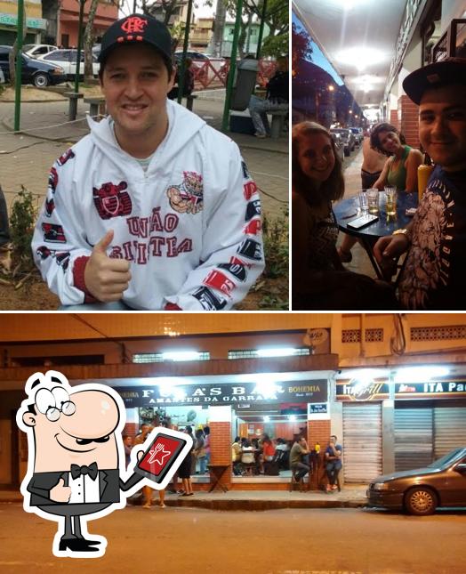 O exterior do Bar do luan