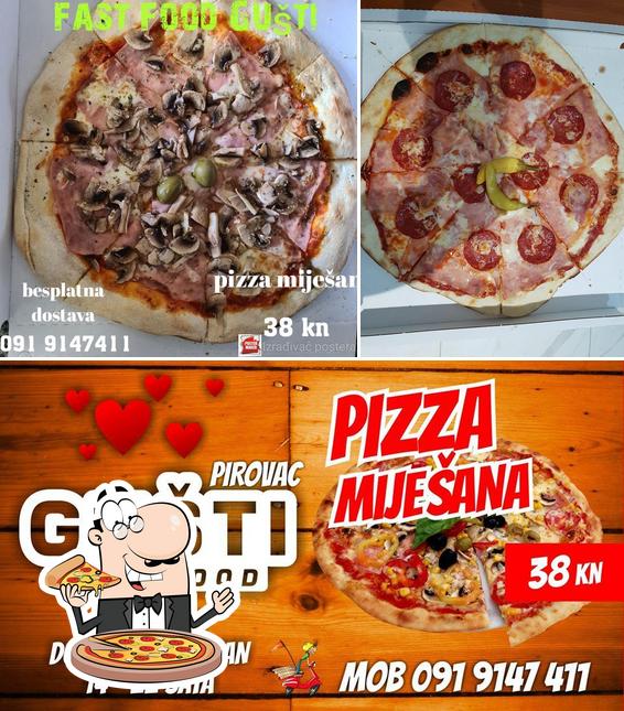 Prova una pizza a Fast food "GUŠTI"