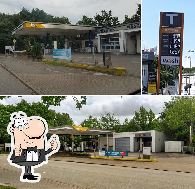 Markenfreie Tankstelle