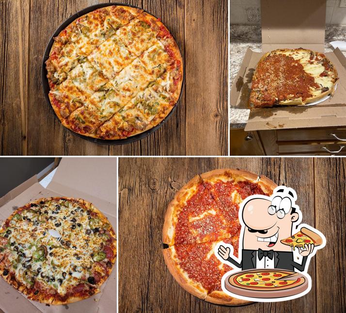 Try out various types of pizza