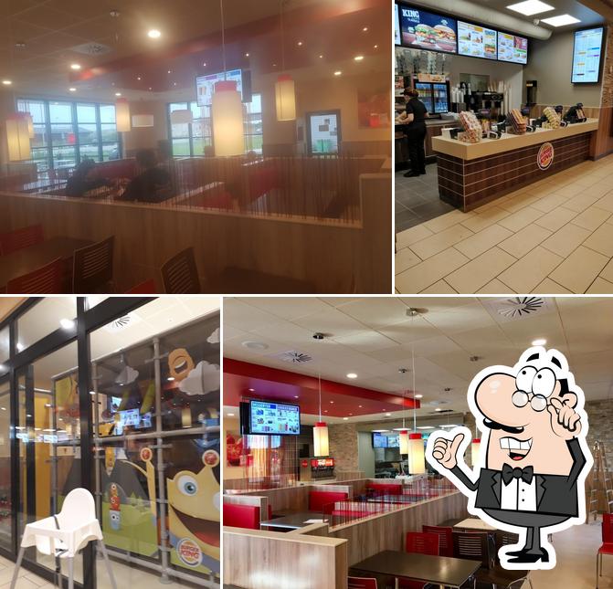 L'intérieur de Burger King