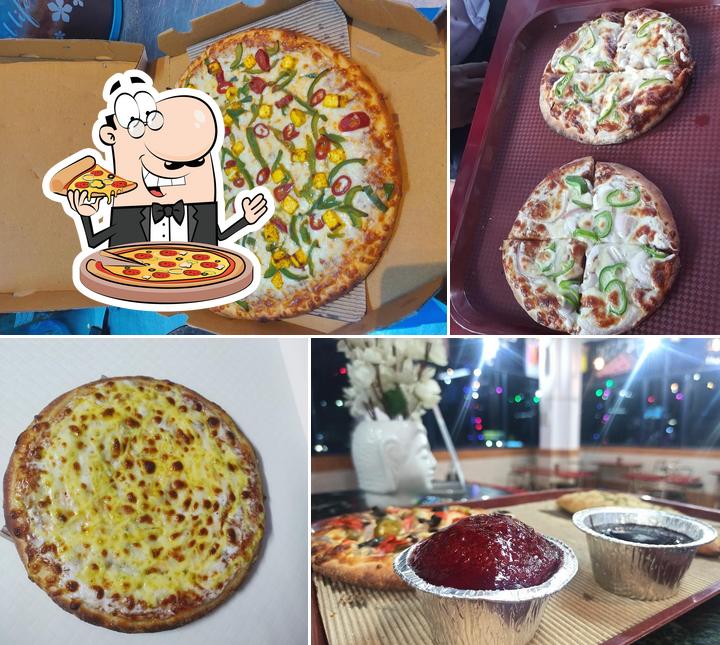 Try out various types of pizza