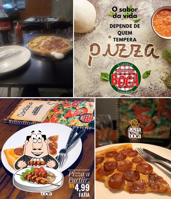 Platos en Pizzaria Água Na Boca