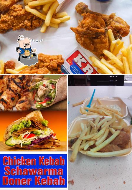 Food at Krunchy Fried Chicken