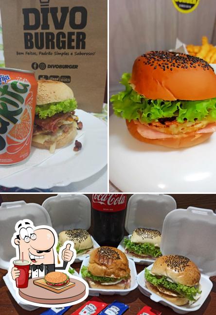 Consiga um hambúrguer no Divo Burger