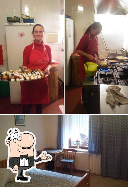 Gli interni di Pension Kanonir