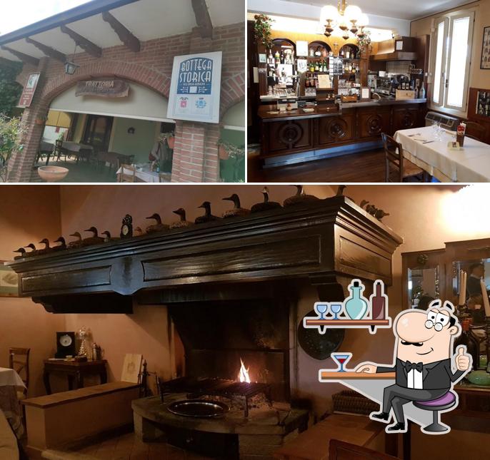 Gli interni di Trattoria La Verdiana