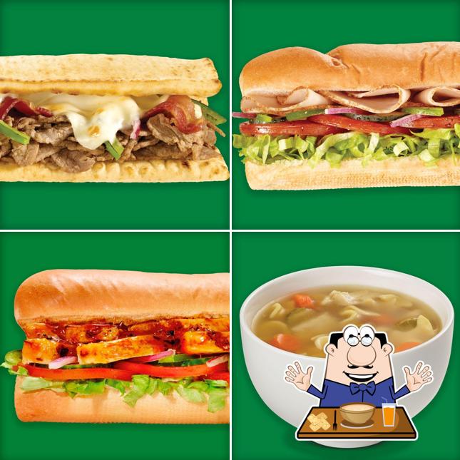 Sandwich de porc effiloché à Subway