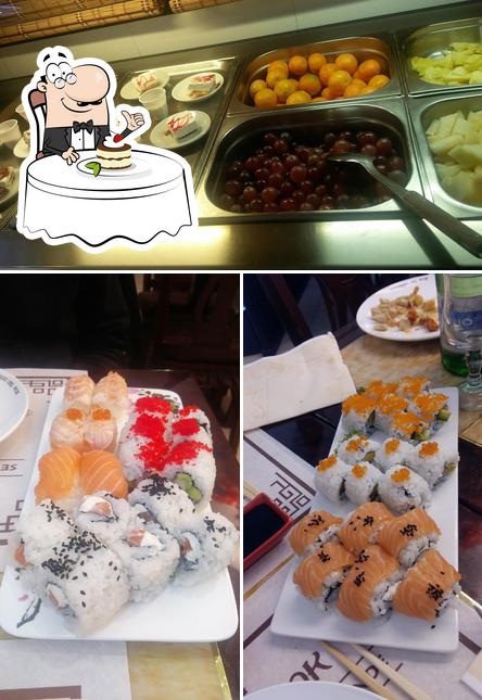Ristorante Sushi House serve un'ampia selezione di dessert