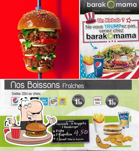 Prenez un hamburger à barakomama