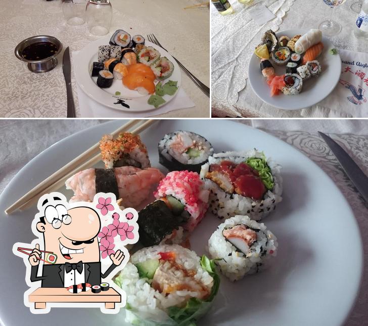 Elige uno de sus diferentes tipos de sushi