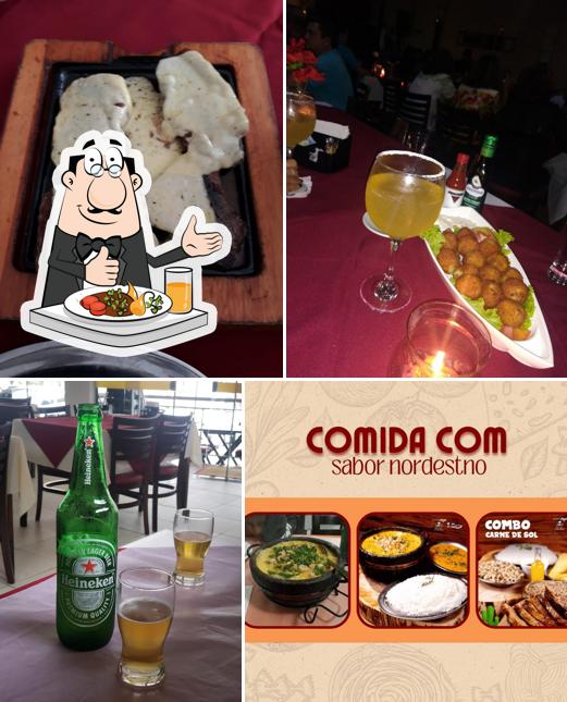 Comida em Zezinho Restaurante - Carne de Sol
