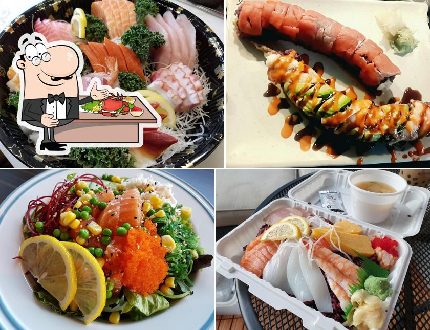 Order seafood at Kanzo Sushi