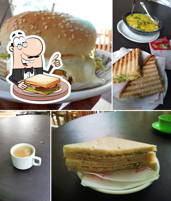 Grilled cheese sandwich at Divine Cafe