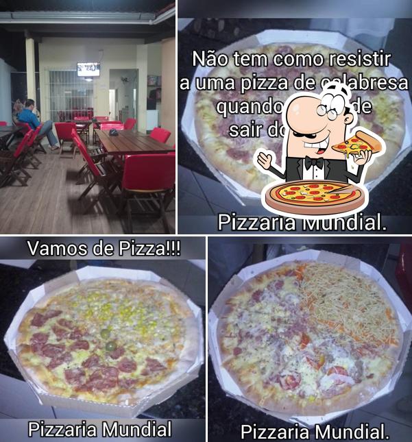 Consiga diversos estilos de pizza