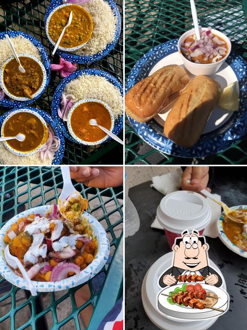 Food at Funnel Cakes & Indian Cusine