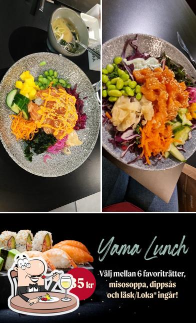 Comida en Sushi Yama