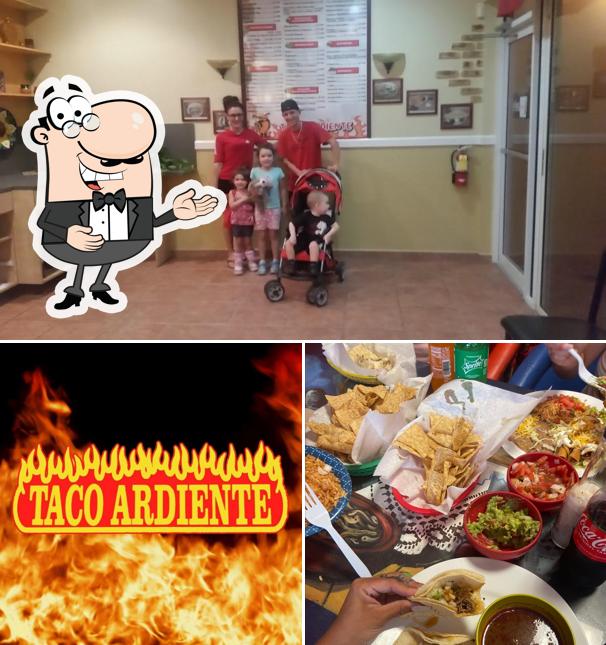 See this picture of Taco Ardiente