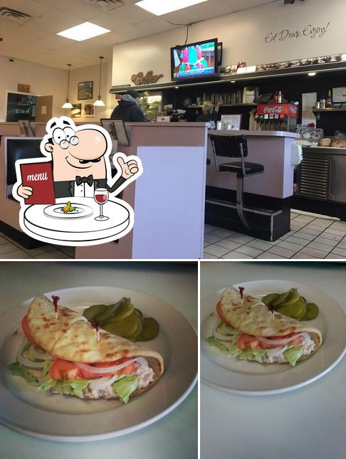 The image of food and interior at Astoria Coney Island & Restaurant