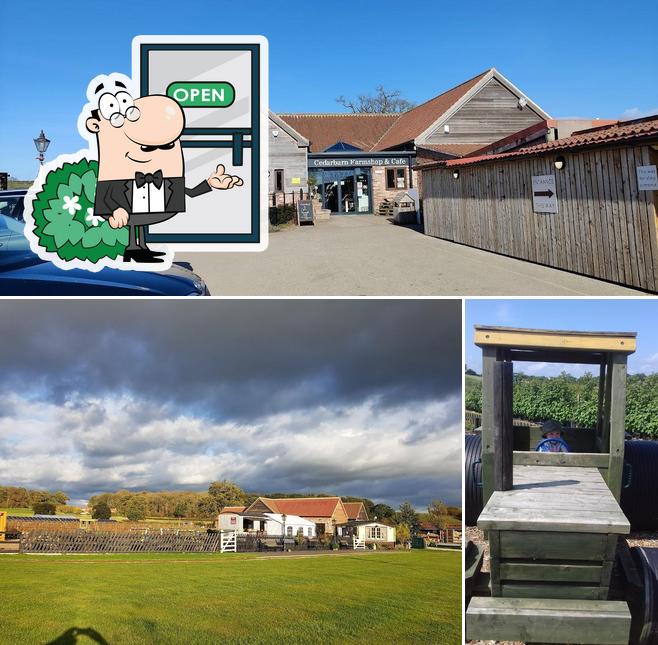 Cedarbarn Farm Shop, Cafe & Miniature Railway in Pickering Restaurant