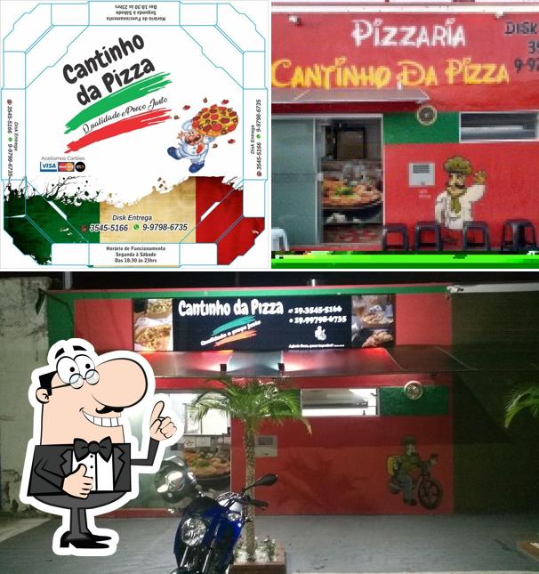 See this picture of Cantinho da Pizza