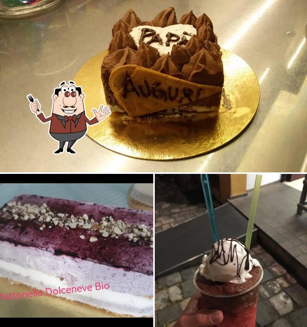 Cibo al Gelateria Dolceneve Bio