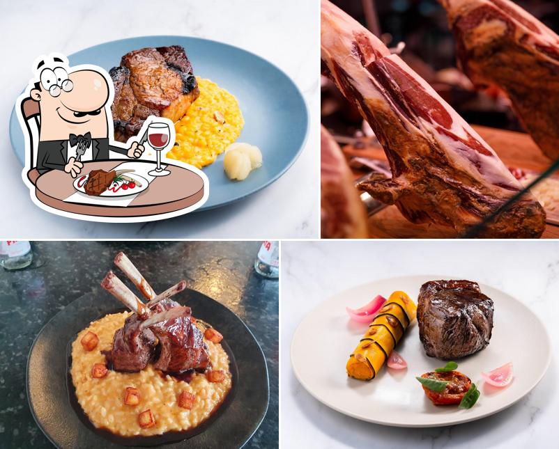 Experimente refeições de carne no Mandarine Restaurant