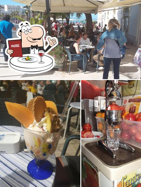 Questa è la foto che presenta la cibo e interni di Bar Gelateria Sottozero