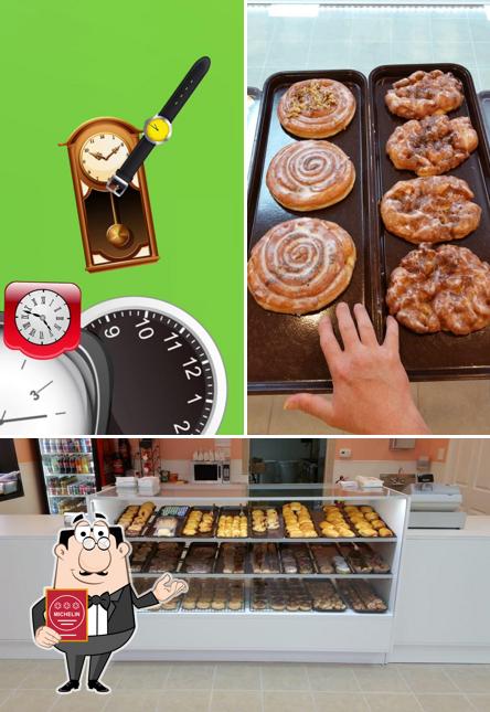 Look at this photo of 5 O'clock Donuts