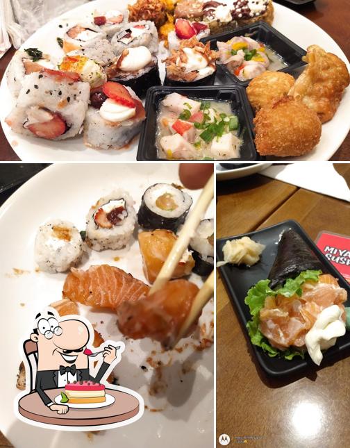 Miyagi Sushi Loja 02 - Av. Brasil serve uma gama de sobremesas