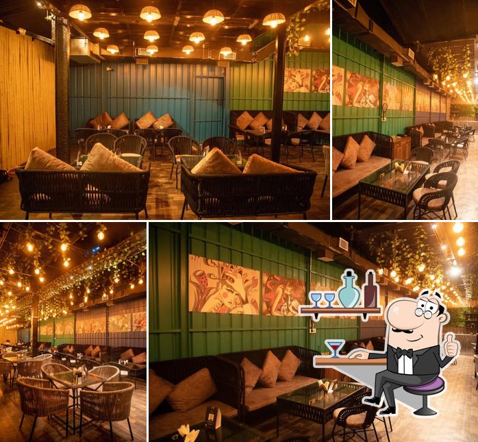 The interior of SANJYOTI cafe AN dhaba BANQUET
