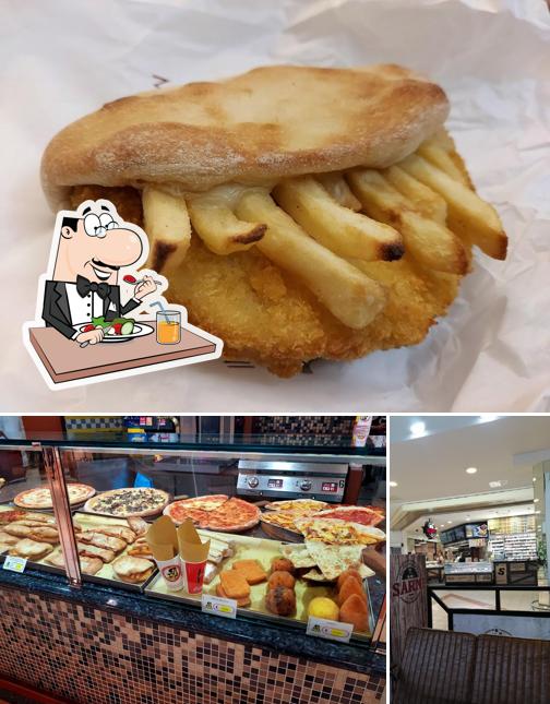 Questa è la immagine che presenta la cibo e interni di Sarni Ristorazione - Centro Commerciale Il Maestrale - Senigallia (AN)