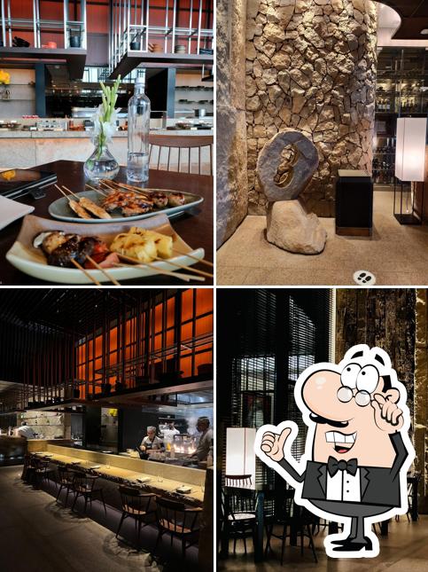 Take a seat at one of the tables at Ukiyo