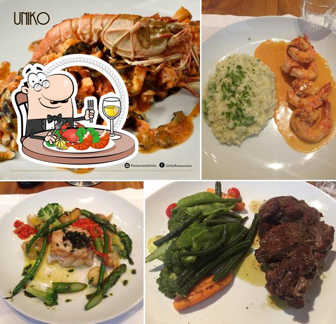Consiga frutos do mar no Uniko