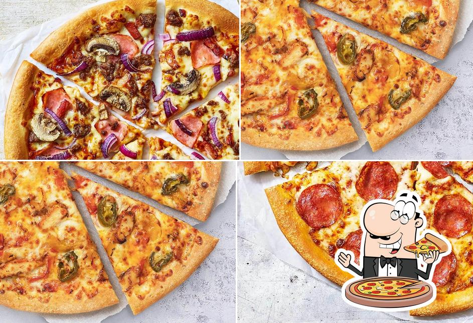 A Pizza Hut, vous pouvez commander des pizzas