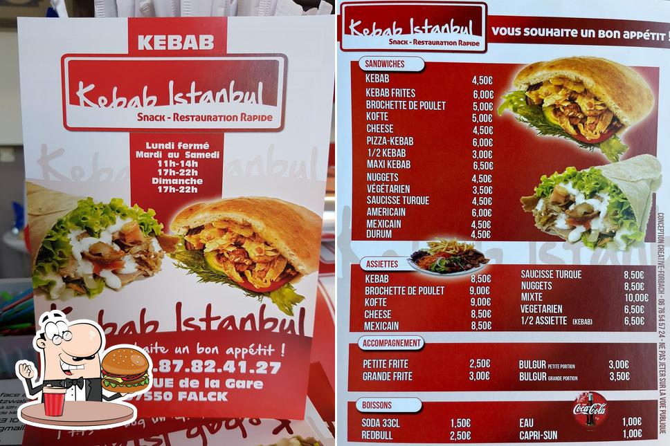 Commandez un hamburger à KEBAB ISTANBUL