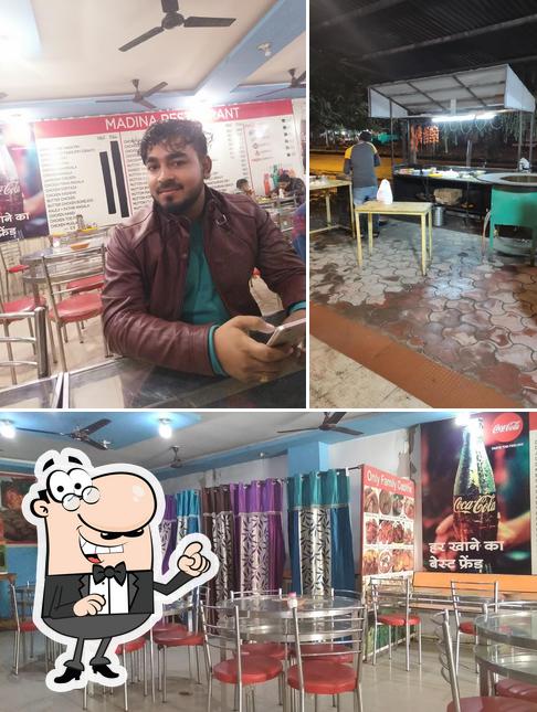 The interior of Madina Restaurant A Complete Family Restaurant