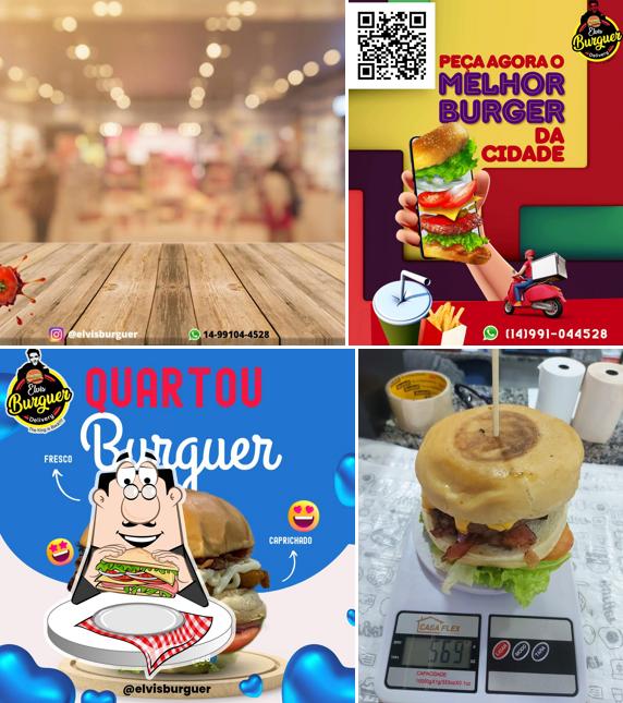 Clube sanduíches em Elvis Burguer