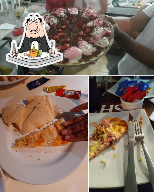 Comida em Pizzaria Sabor de Minas