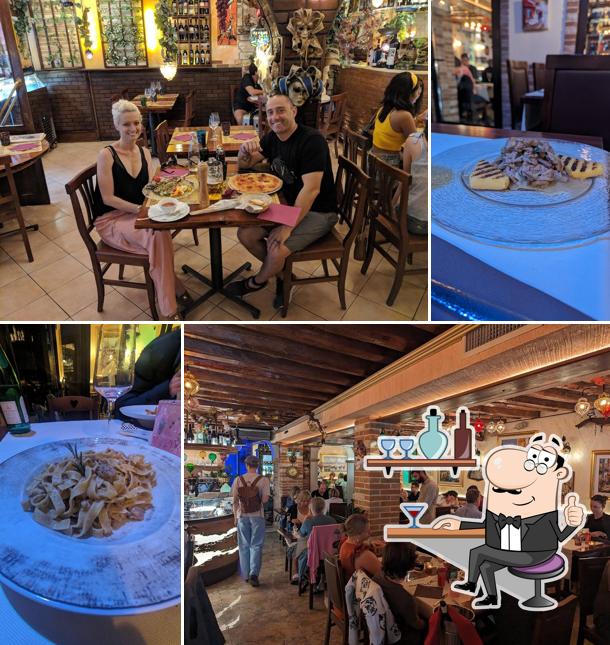 Gli interni di Trattoria Agli Artisti