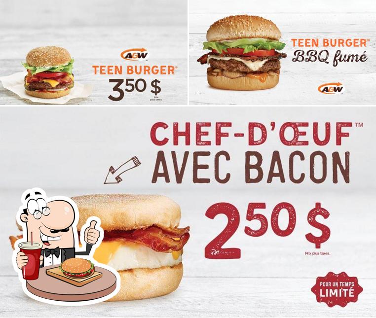 Faites-vous plaisir avec un hamburger à A&W